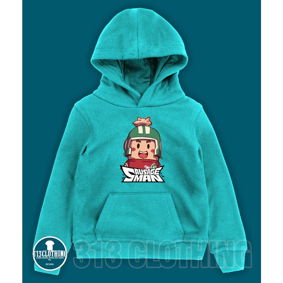 Jaket Hoodie Anak Sausage Man Hoodie Sweater Anak Sausage Man Sausageman Hoodie Anak