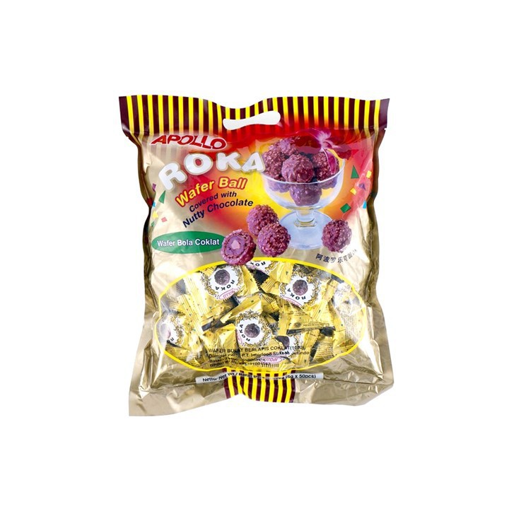 

Apollo Roka Wafer Ball Chocolate 50's