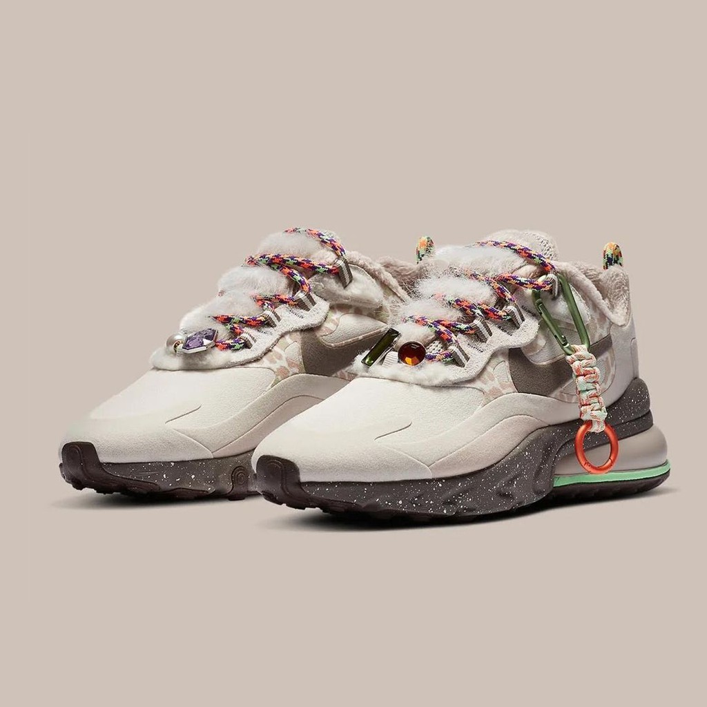 NIKE AIR MAX 270 REACT •ENIGMA STONE• ORIGINAL #BM02