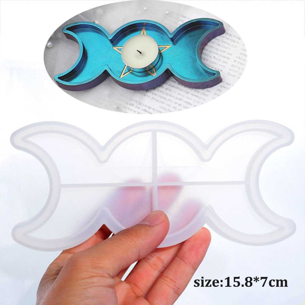 Cetakan Epoxy Resin Silikon Casting DIY Tray Handmade SL16