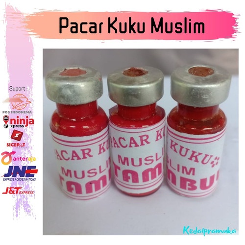 Pacar Kuku Muslim / Mainan Jadul Anak Perempuan / Kutek Kuku Palsu /