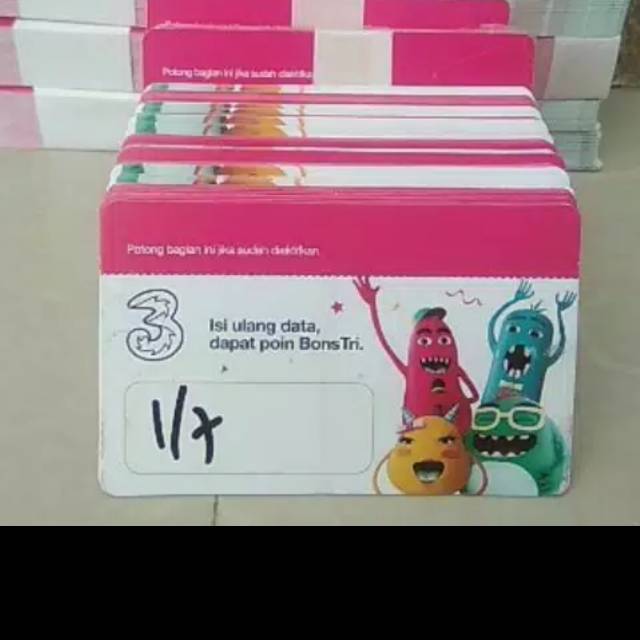 VOUCHER 3 AON 1 GB 5 HARI