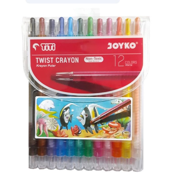 

Crayon Putar Joyko 12 warna