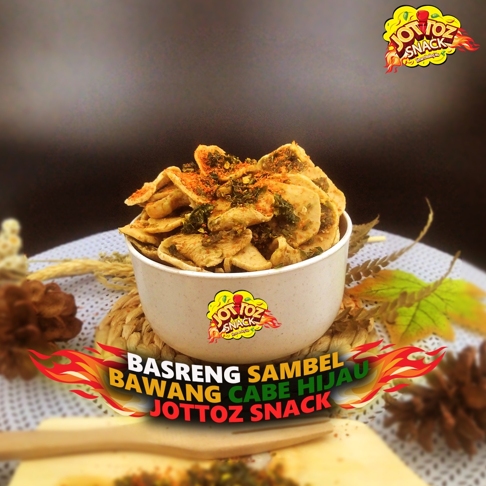 

BASRENG (BAKSO GORENG) SAMBAL BAWANG CABE HIJAU KRIUK MANTAB JOTTOZ SNACK