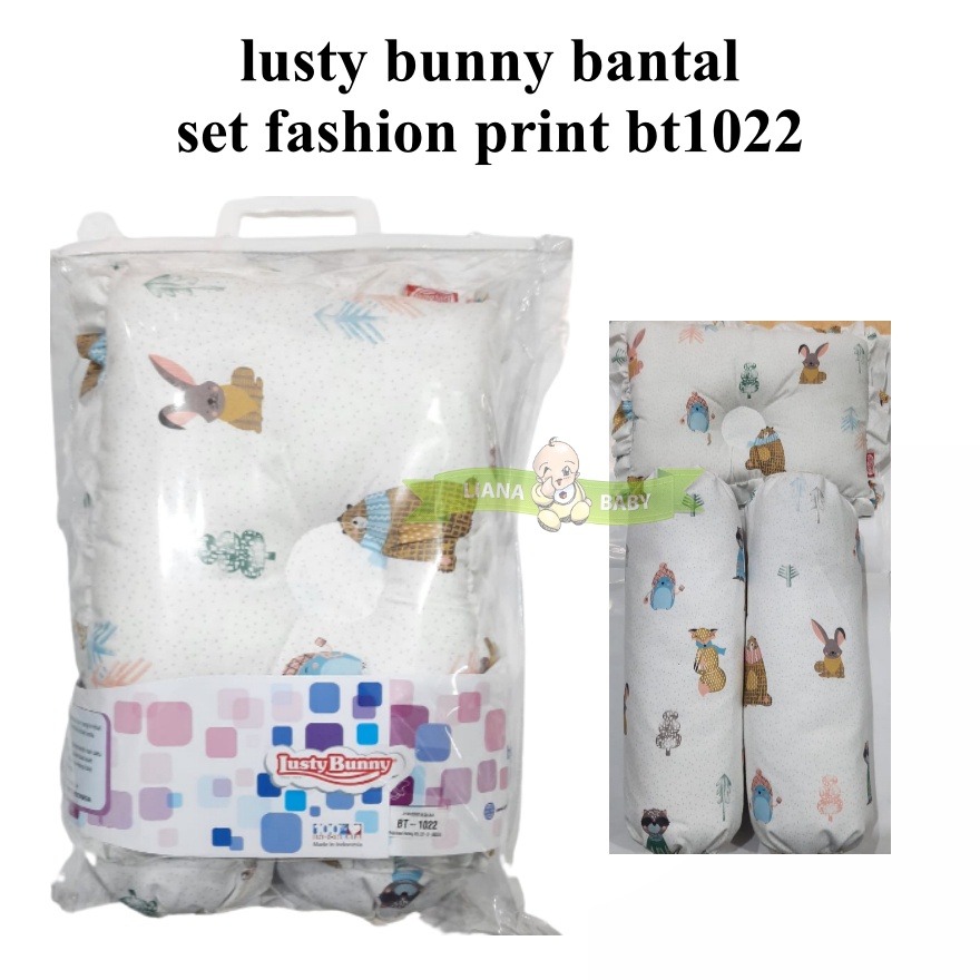 PNB242 LUSTY BUNNY BANTAL SET FASHION PRINT BT1022