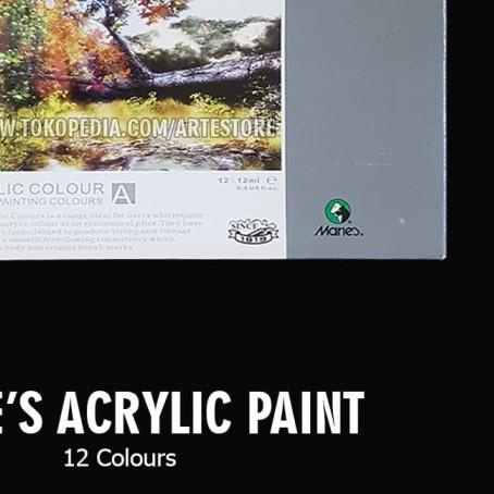 

➽ Cat Acrylic set 12 Warna ☂