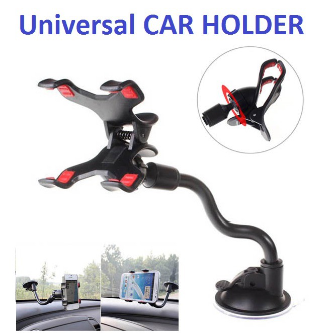 Lazypod Car Mount Holder for Smartphone / Universal Car Phone Holder / Flexible Car Phone Holder