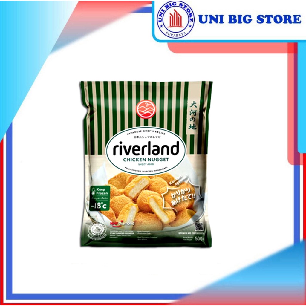 

RIVERLAND Japanese Chicken Nuggets 500 gr Nugget Naget Ayam