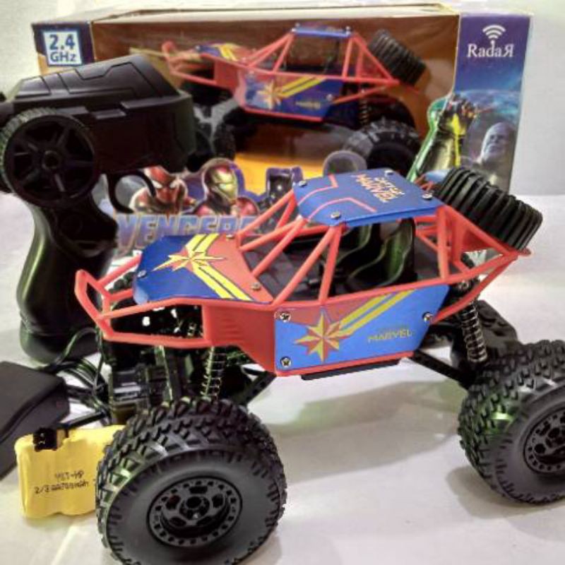 RC 1:20 2.4Ghz Mobil Remot Control Rock Crawler Off-road Ban Besar Body Alloy