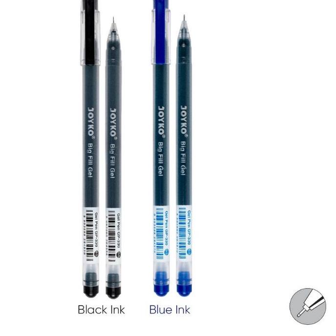 

>D2289) ⭐⭐⭐⭐⭐ Pulpen Gell Joyko Gp - 330 Big Gell / (12pcs) produck terlaris