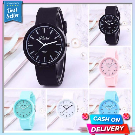 Jam Tangan Wanita Remaja Analog Terbaru Mewah Quartz Digital Cewek Korean Style Anti Air Cod[Ready S
