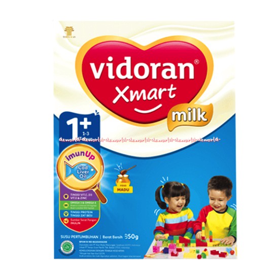 Vidoran Xmart Milk 350gr Madu Vanila 1+ Susu Formula Bubuk Untuk 1-3tahun Fidoran Smart Vidoran1 Vidoran Smart 1