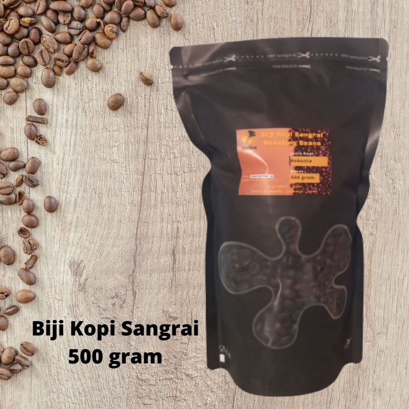 

Biji Kopi Sangrai Robusta 500 gram Yoiku Coffee