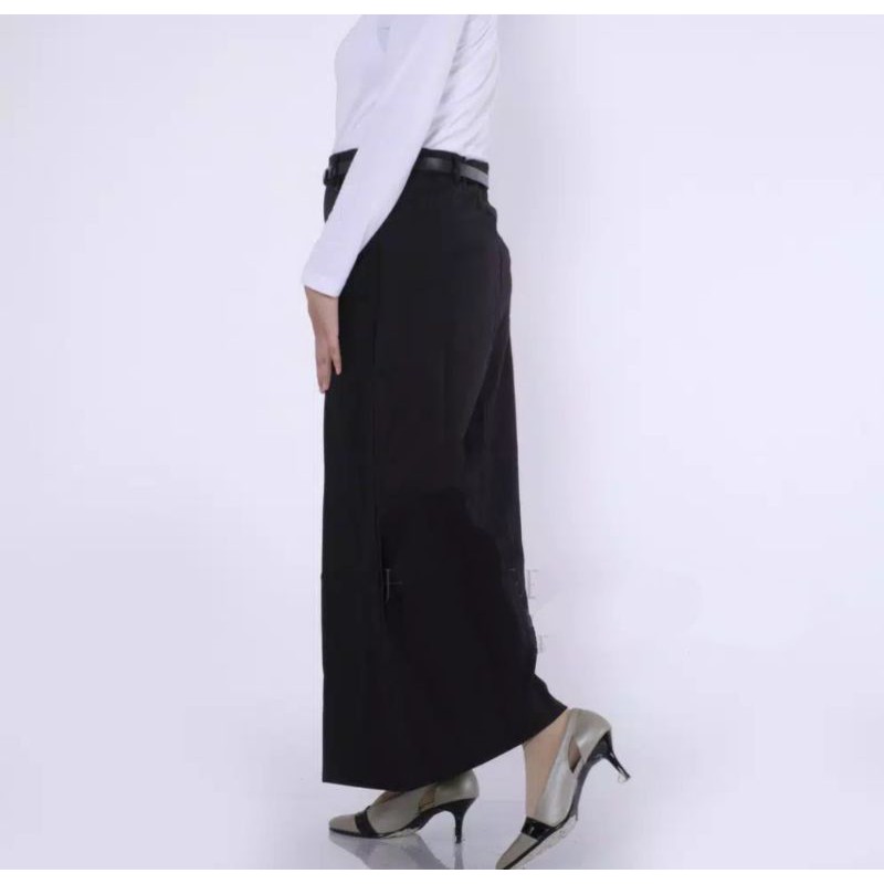 Rok A bahan gabardin