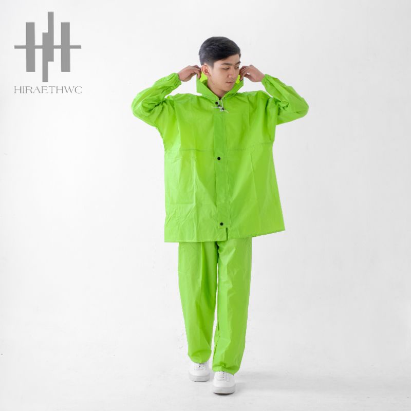 JAS HUJAN SET BAJU DAN CELANA / STELAN JAS HUJAN KOMBINASI