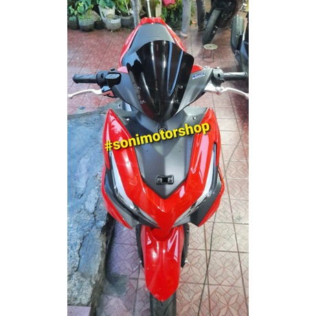 windshield visor aerox old new jenong