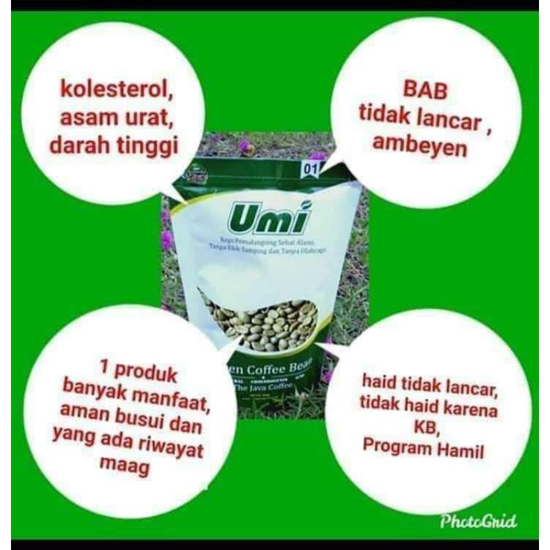 Umi Green Coffee / UGC / kopi hijau / pelangsing.