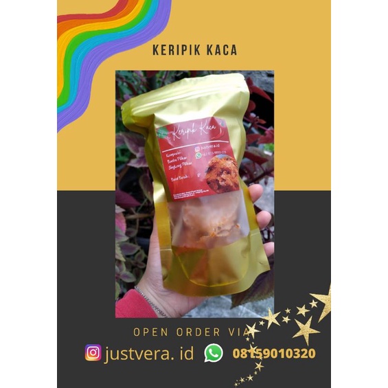 

KRIPCA (KERIPIK KACA) 50 gr BY JUSTVERA