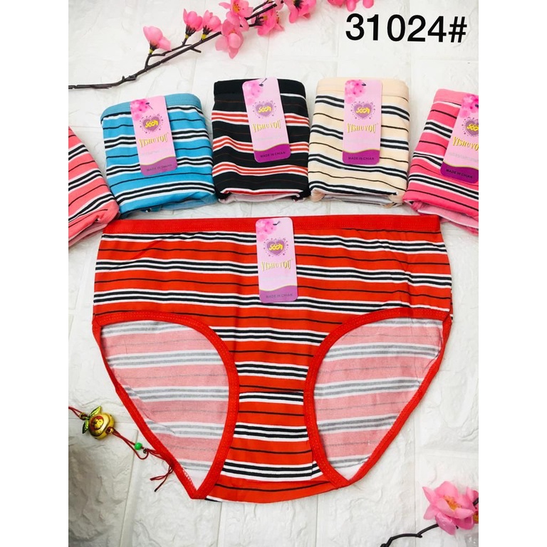 Celana Dalam wanita Import / CD Wanita motif salur/ CD Remaja Wanita #31024