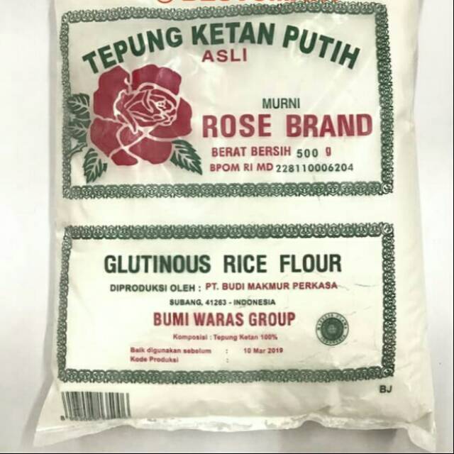 

Tepung ketan putih rose brand 500 gr