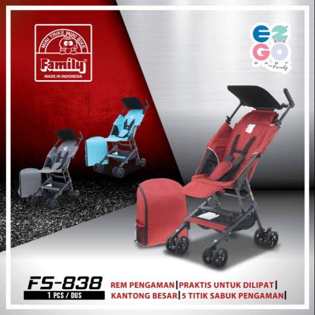 STROLLER EZ GO 838 FAMILY