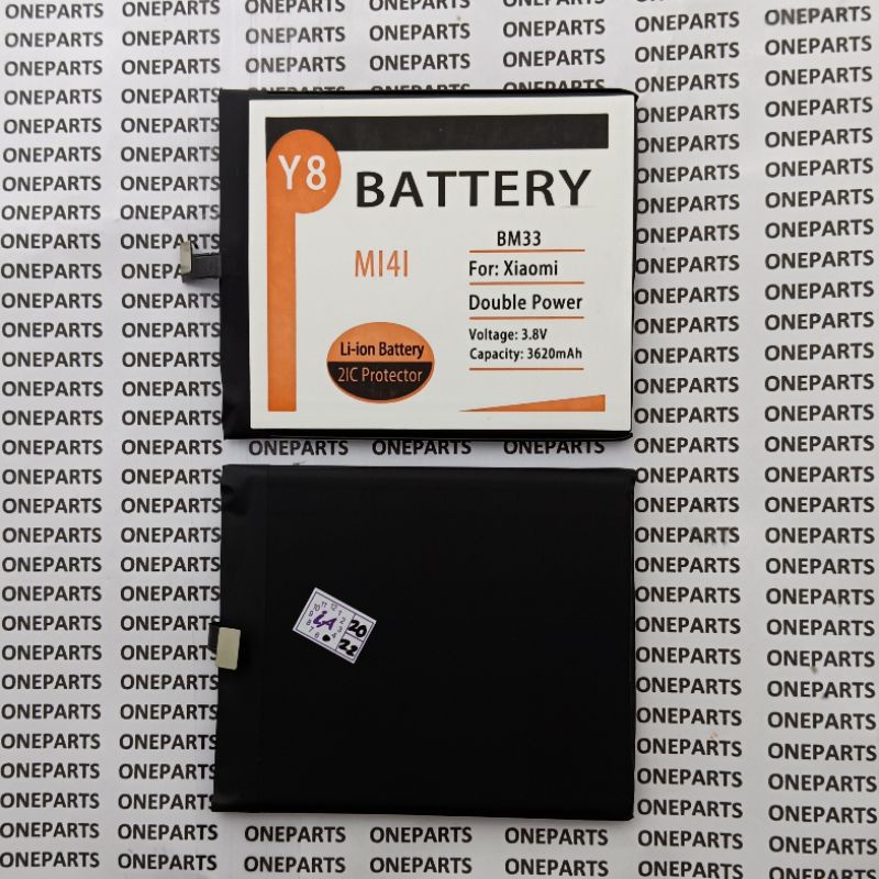 BAT BATTERY BATERAI BATRE XIAOMI MI4I BM33 Y8 DOUBLE POWER