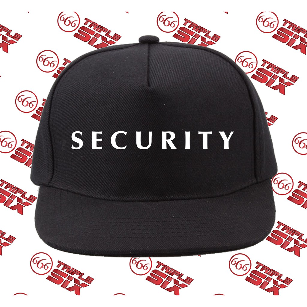 Topi Snapback Cotton PREMIUM Security Sekuriti Keren