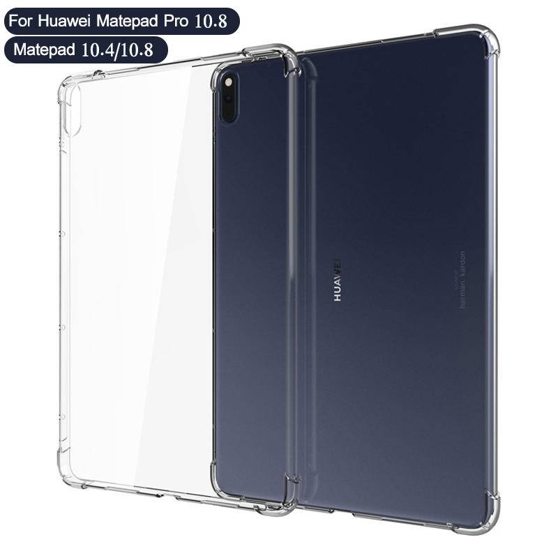 Soft Case TPU Transparan Cover Huawei MatePad Pro SE 10.1 10.8 11 12.6 T 10 10S M6 Tablet 8 6 7 X6 V7 9.7 10.4 10.1