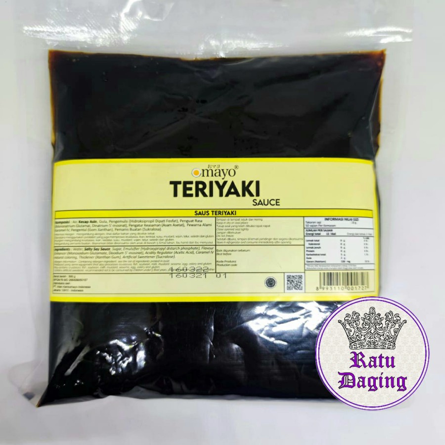 

Teriyaki Sauce @500gr - Resto Quality