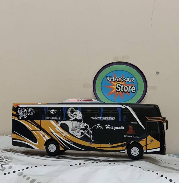 Miniatur Bus bis / mainan bus bis  Haryanto Jetbus3 SHD Livery Rama Shinta