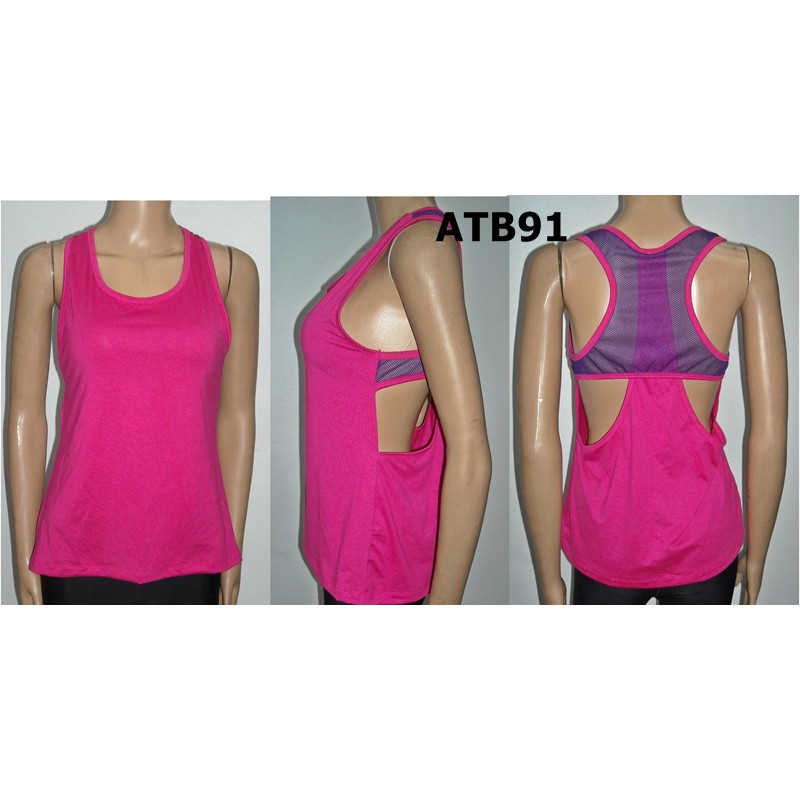 Baju senam Tanktop zumba Yoga Aerobik kode ATB91