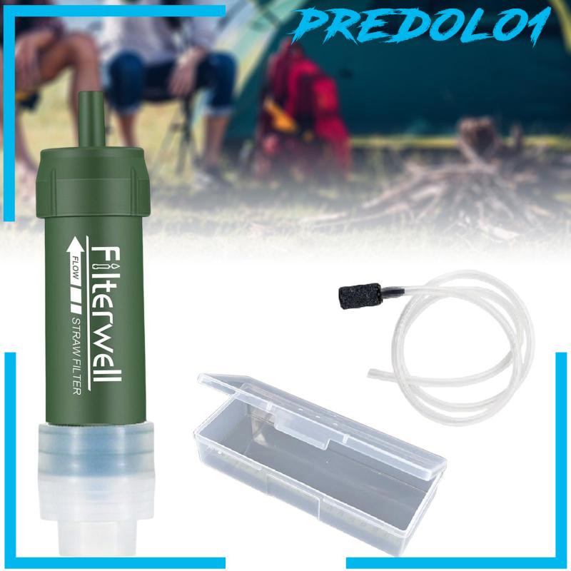 Water Filter Straw Camping Survival Purifier Drinking Travel Emergency Kits