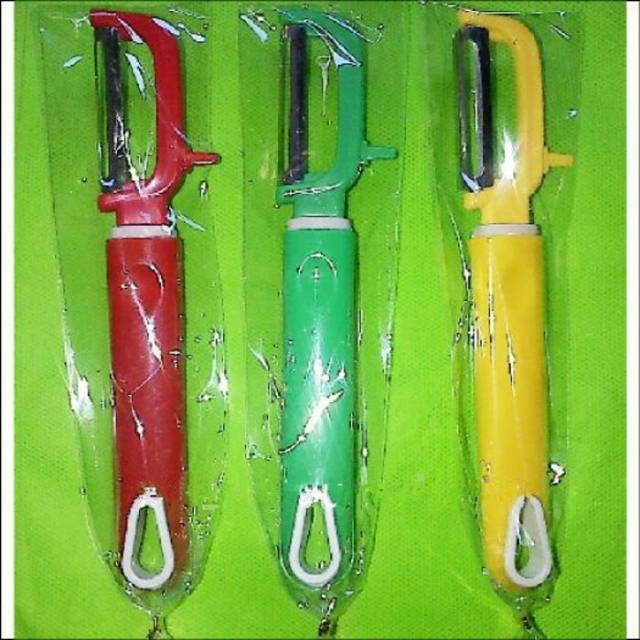 Souvenir pernikahan/khitanan pengupas buah besar gratis kartu ucapan terimakasih
