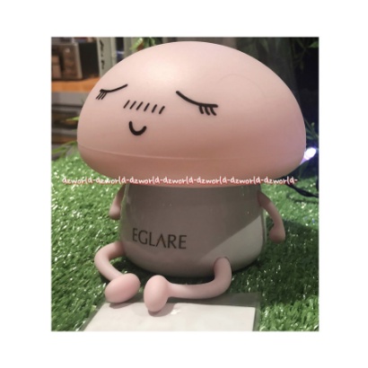 Eglare Night Lamp Lampu Tidur Unik Boneka Jamur Mushroom Mush room Pink Putih