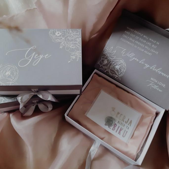 

;&;&;&;&] bridesmaid box set paket A/ wedding gift groomsman bestman