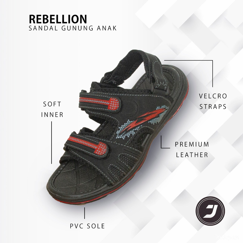 Sandal Gunung Anak Import Premium Style Jepang - Rebellion