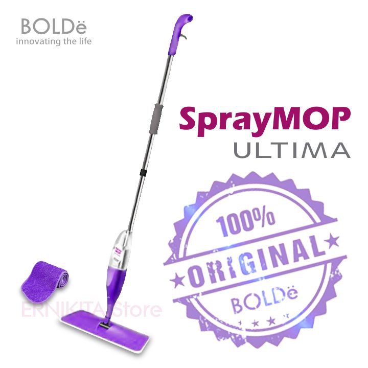 BOLDe ULTIMA PURPLE 1 KAIN - Spray Mop Alat Spray Lantai Cara Kering