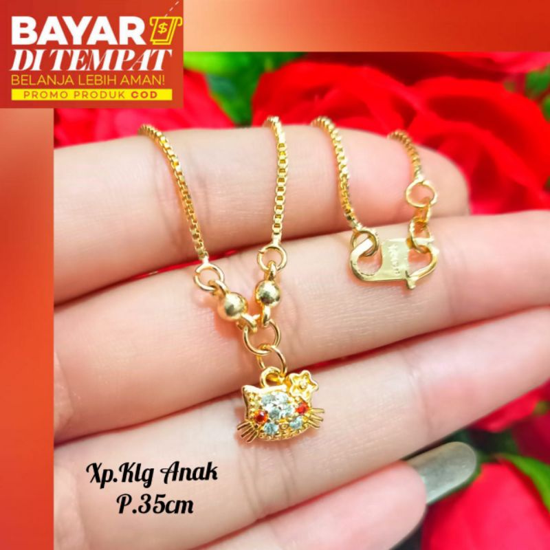 Kalung Anak HK Mata Gold dan Silver Anti karat Anti Luntur (COD)