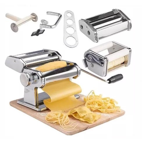 DISKON Gilingan Mie Alat Pembuat Mie Gilingan Molen Pasta Maker penggiling pasta Gilingan Mie Pasta Maker Gilingan Molen Pangsit Multifungsi Gilingan Mie Stainless Steel Alat Penggiling Mie