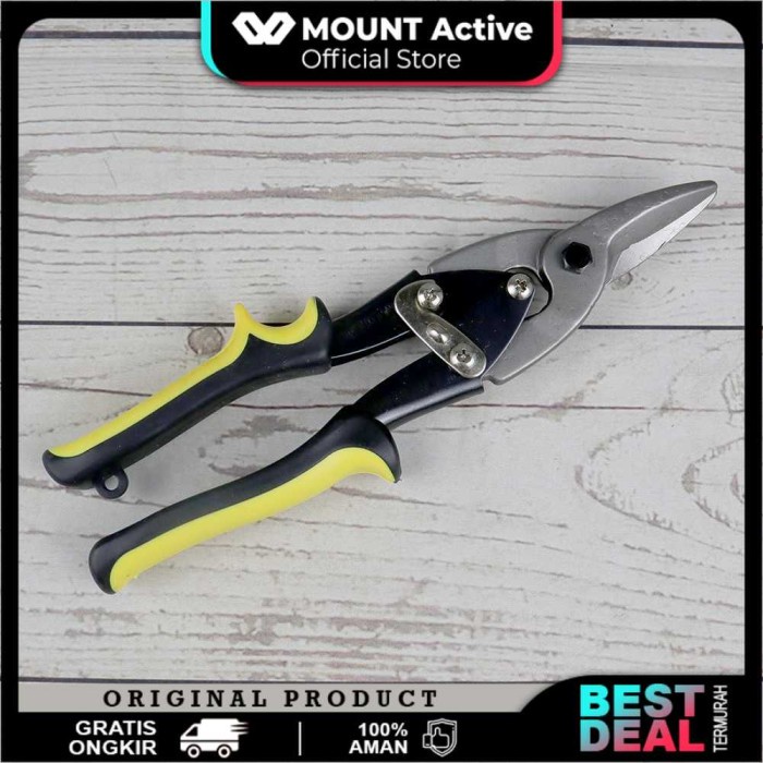 

Dongkai Gunting Besi Flat Baja Heavy Duty Iron Scissors 10 Inch - W239