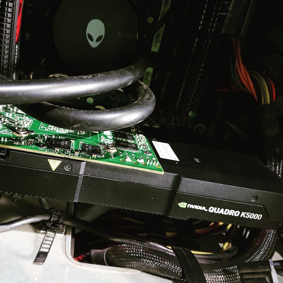 VGA CARD QUADRO K5000 4GB 256BIT GDDR5 DESAIN DESIGN EDIT RENDER RENDERING  bukan m4000 m6000 dll