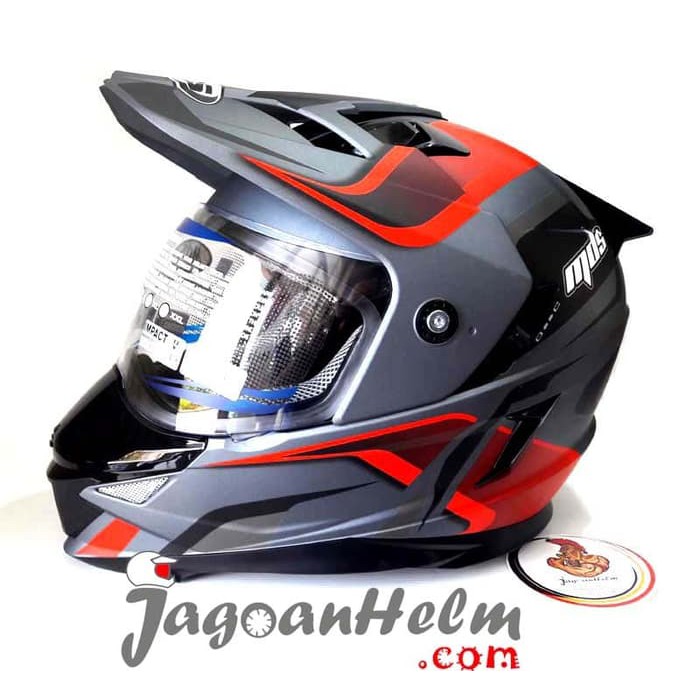 MDS Helm Super Pro #2 FullFace Super Moto
