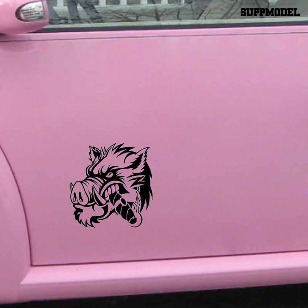 Sticker Decal Reflektor Dekorasi Bodi Mobil Motif Gambar Binatang Liar