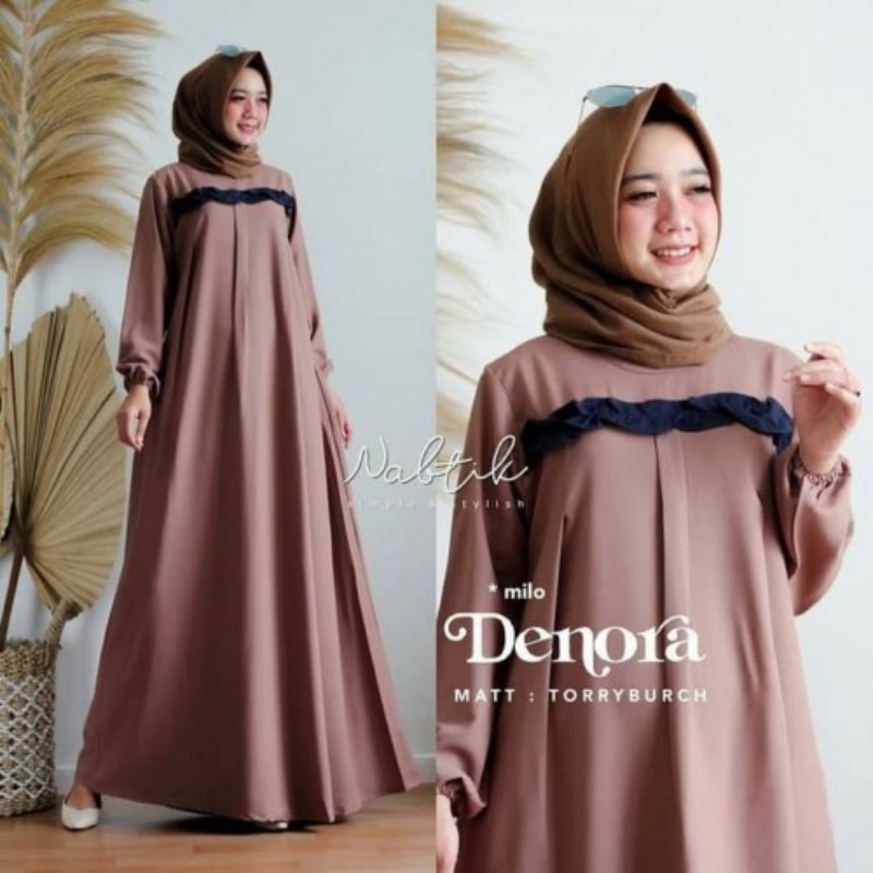 Baju Gamis Denora Dress Rempel