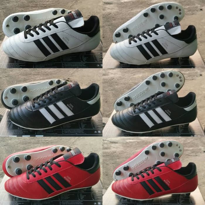 SEPATU BOLA ADIDAS COPA MUNDIAL SOCCER KULIT CLASIC BLACK WHITE