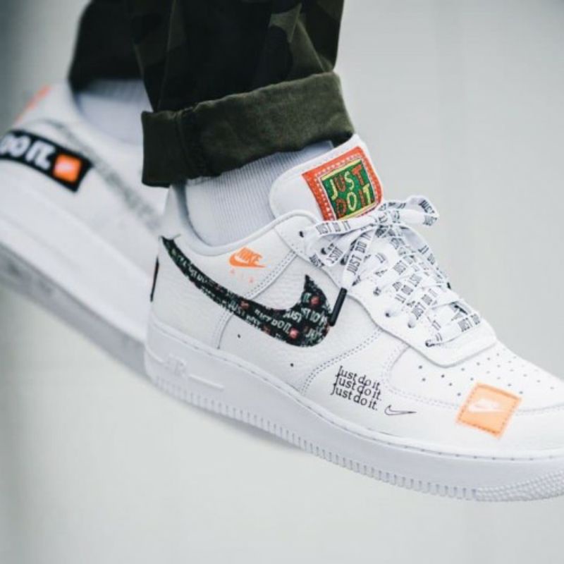 ⭐COD SEPATU NIKE JUST DO IT PRIA SEPATU NIKE JUST DO IT PREMIUM GRADE A ORI NIKE FULL WHITE SEPATU SNEAKERS WANITA NIKE AIR FORCE ONE JUST DO IT NIKE AIRFORCE1 JUST DO IT NIKE JDI SEPATU NIKE PUTIH POLOS SEPATU NIKE AIR FORCE 1 COWOK SEPATU SPORT CEWEK-8