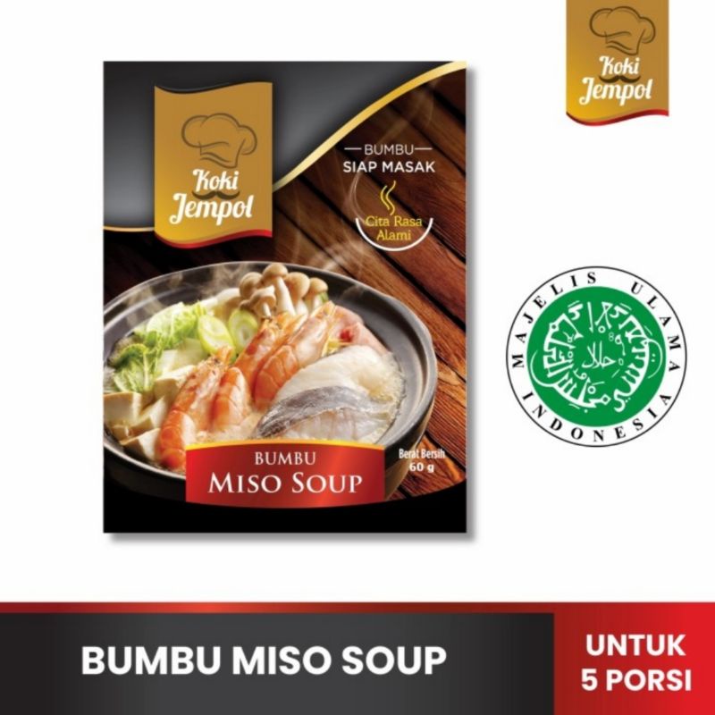 

Bumbu Miso Soup Koki Jempol - 5 porsi