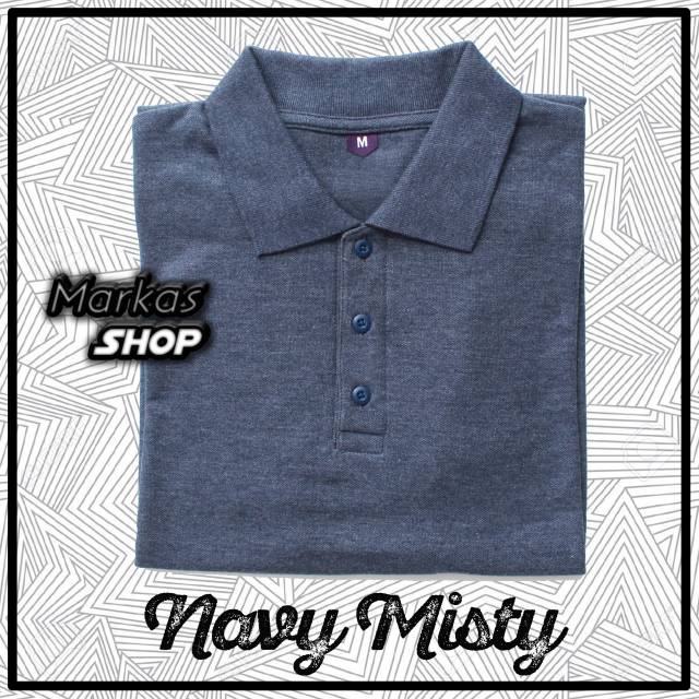  Polo  Shirt Pendek Polos  Kaos  Krah Basic Simple Bahan  
