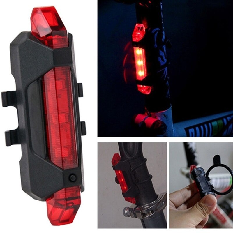 Lampu Belakang Sepeda USB Lampu Belakang Led Bersepeda Usb Rechargeable Lamp