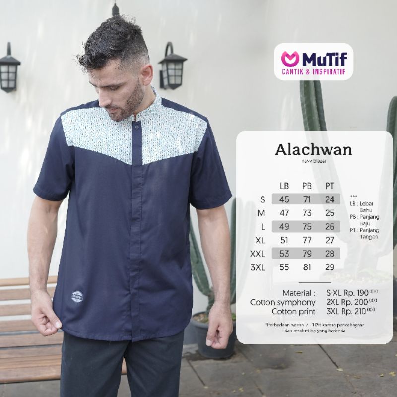 SARIMBIT MUTIF TIFFANI NAVY BLAZER ALACHWAN TIFFANY GAMIS KOKO ALACHWAN